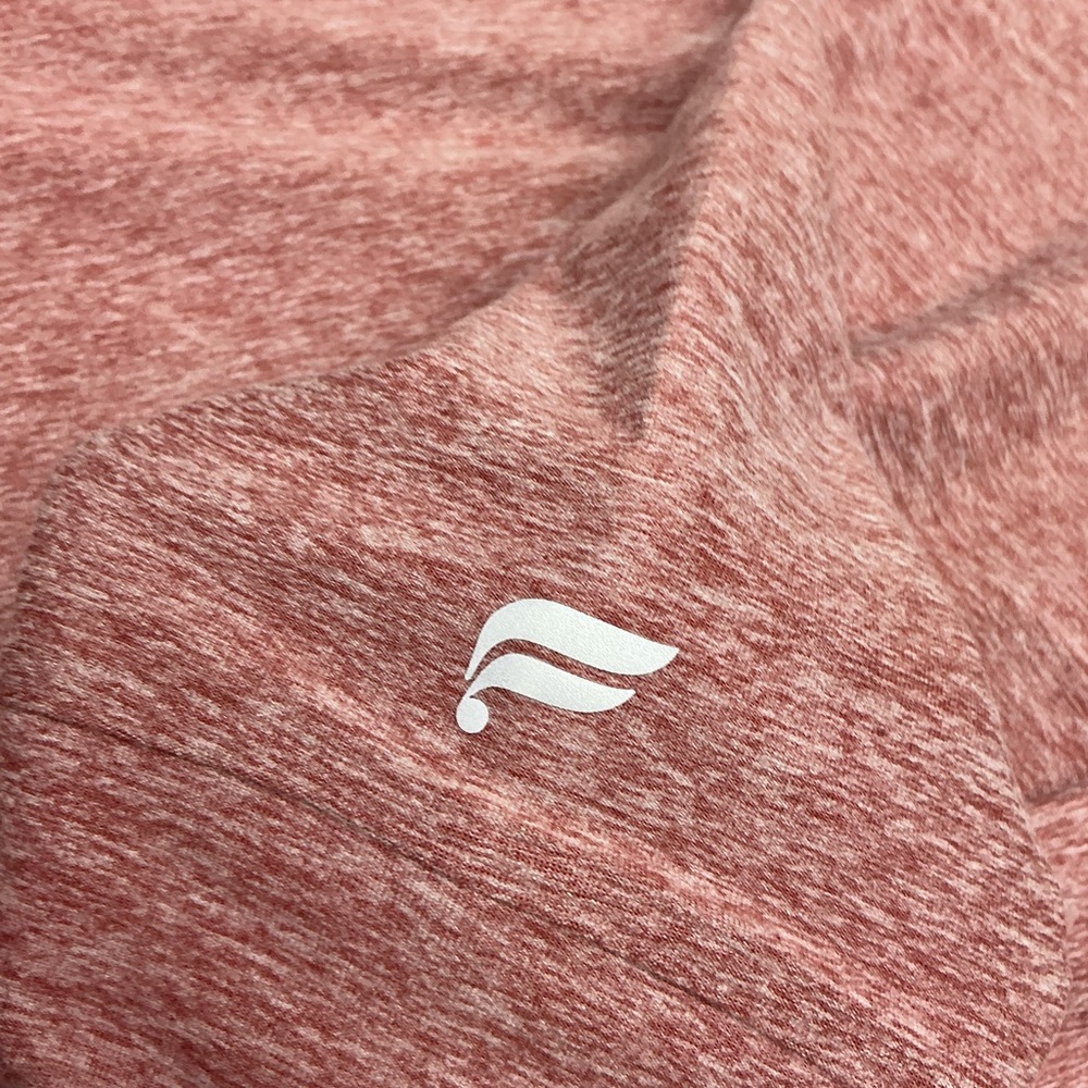 Fabletics Women's Heathered Pink Hoodie - Picture 5 of 7